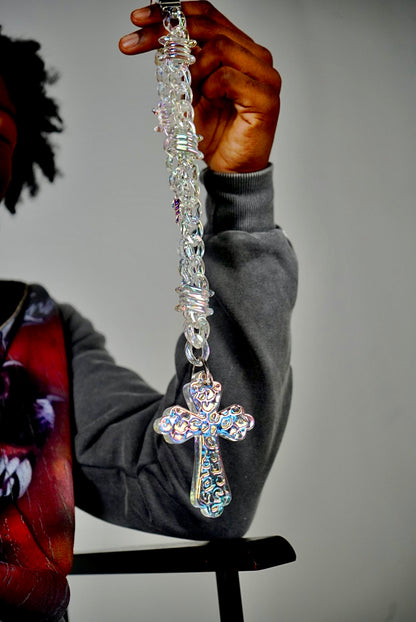 Acrylic Necklace 'Iridescent'