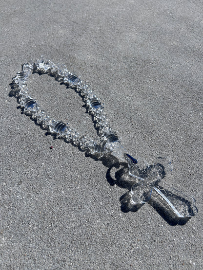 Acrylic Necklace 'Clear'