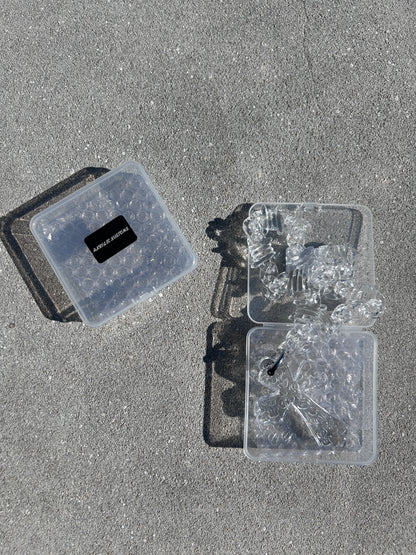 Acrylic Necklace 'Clear'