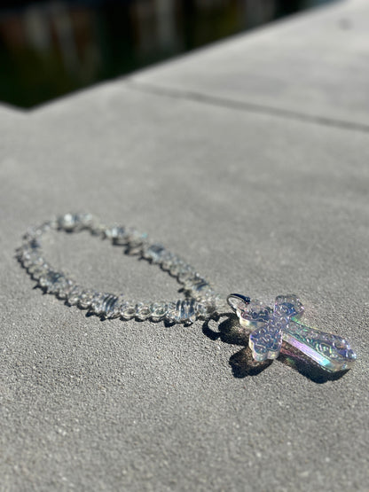 Acrylic Necklace 'Iridescent'